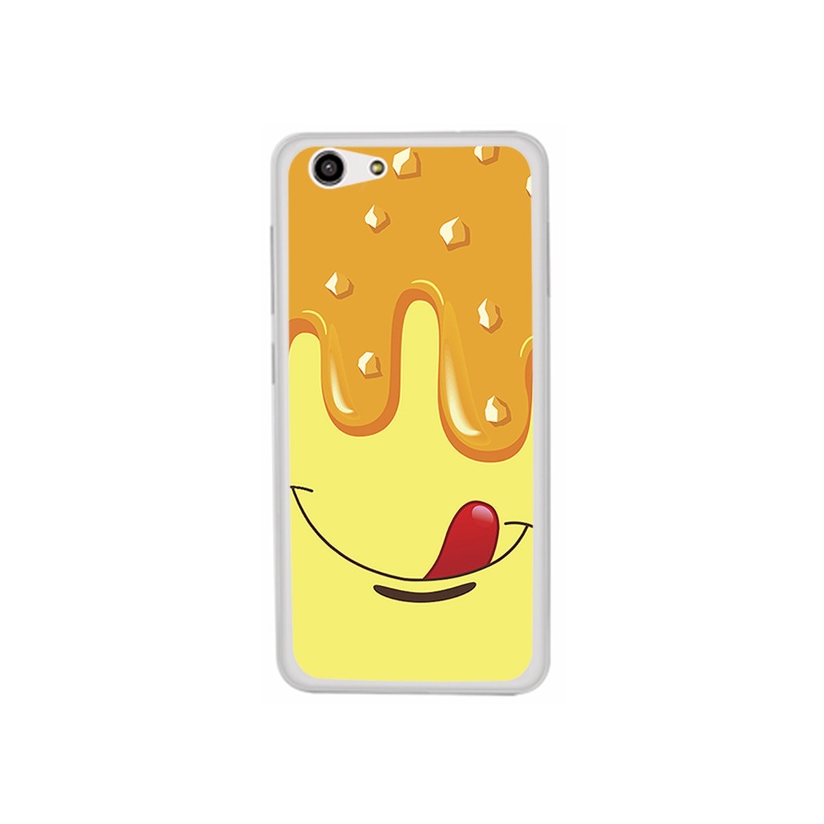 Funda Gel Tpu para Zte Blade A522 Diseño Helado Vainilla Dibujos