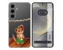 Funda Silicona Transparente para Samsung Galaxy S24 5G diseño Suricata Dibujos