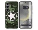 Funda Silicona para Samsung Galaxy S24 5G diseño Camuflaje 01 Dibujos