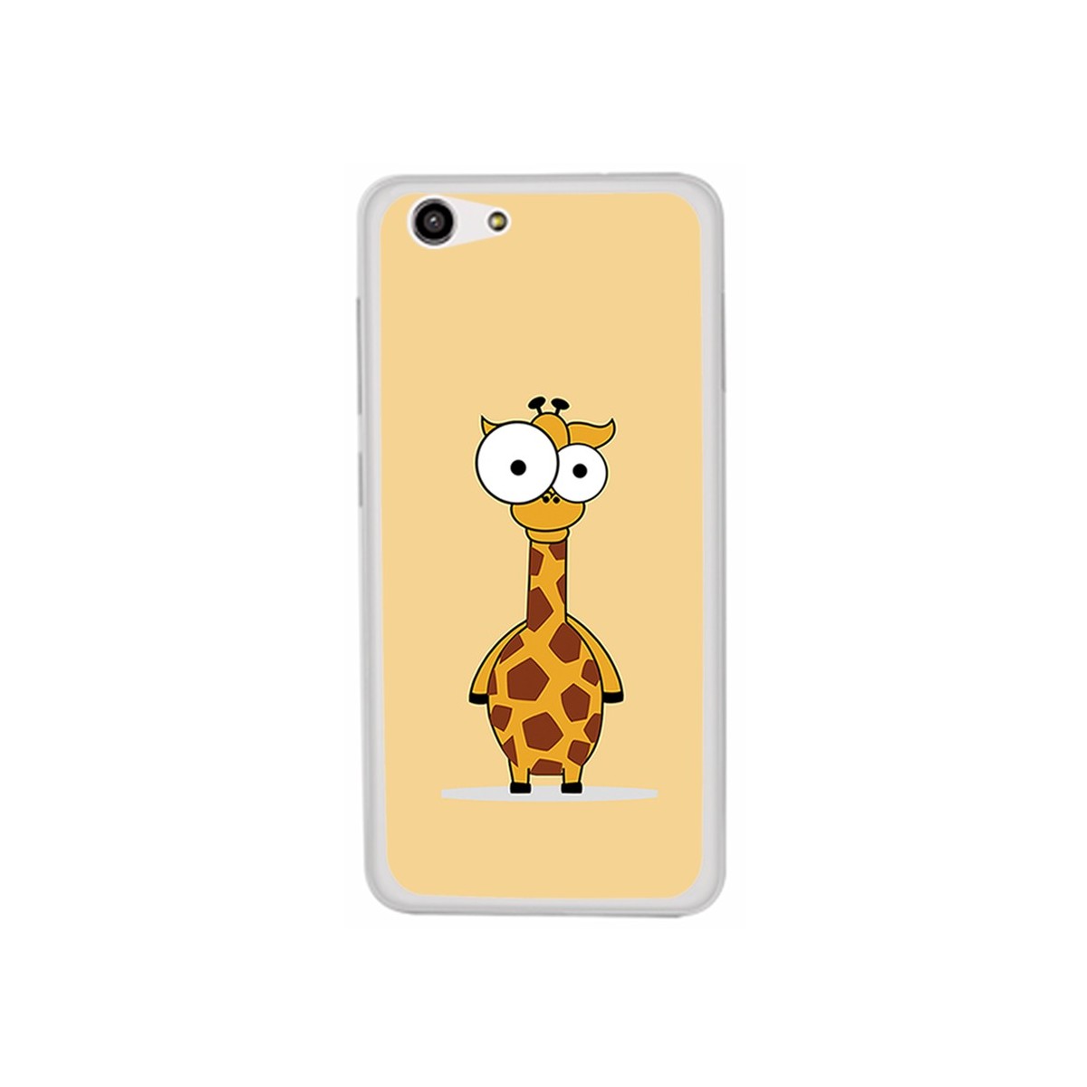 Funda Gel Tpu para Zte Blade A522 Diseño Jirafa Dibujos