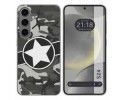 Funda Silicona para Samsung Galaxy S24 5G diseño Camuflaje 02 Dibujos