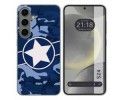 Funda Silicona para Samsung Galaxy S24 5G diseño Camuflaje 03 Dibujos