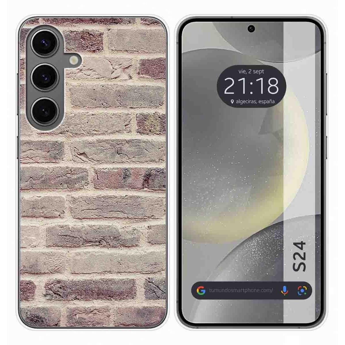 Funda Silicona para Samsung Galaxy S24 5G diseño Ladrillo 01 Dibujos