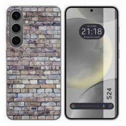 Funda Silicona para Samsung Galaxy S24 5G diseño Ladrillo 02 Dibujos