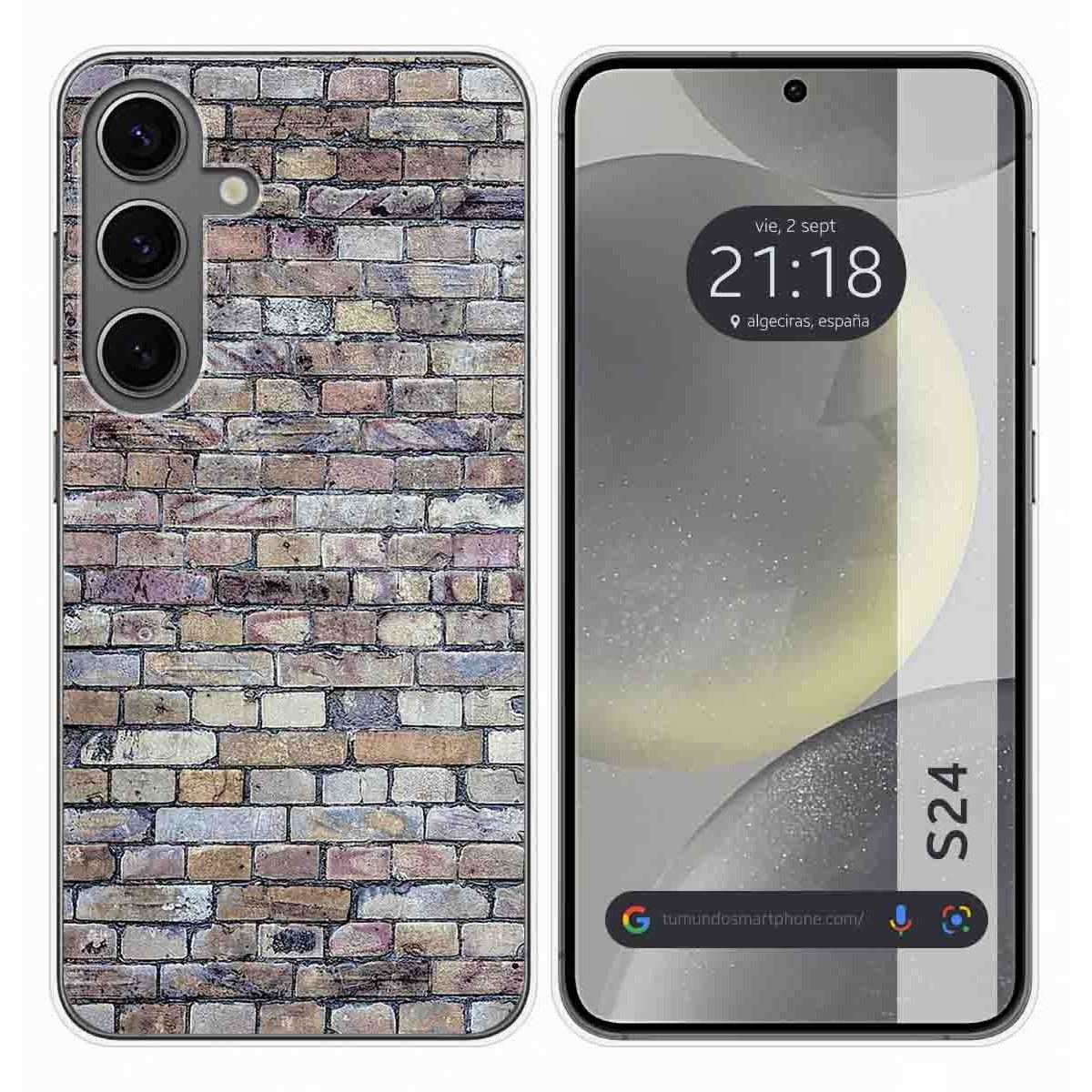 Funda Silicona para Samsung Galaxy S24 5G diseño Ladrillo 02 Dibujos