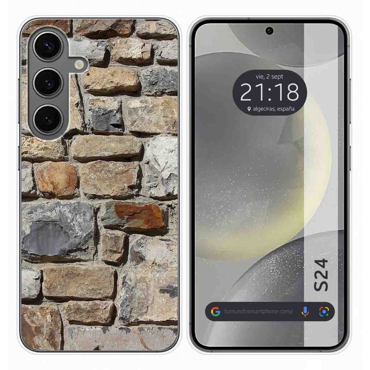 Funda Silicona para Samsung Galaxy S24 5G diseño Ladrillo 03 Dibujos