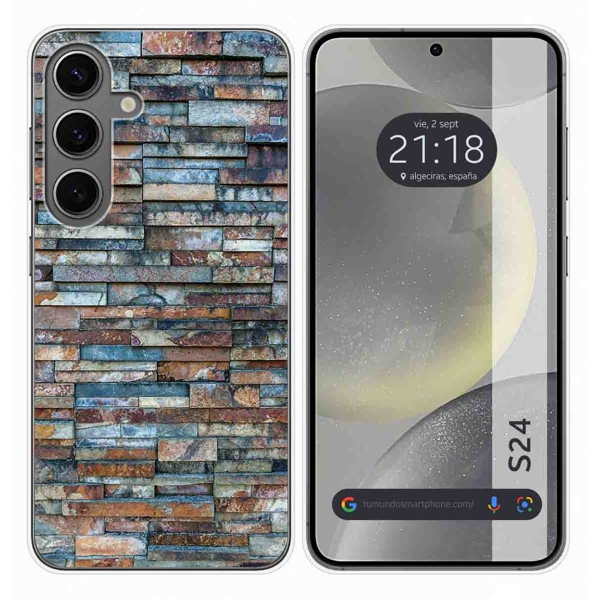 Funda Silicona para Samsung Galaxy S24 5G diseño Ladrillo 05 Dibujos