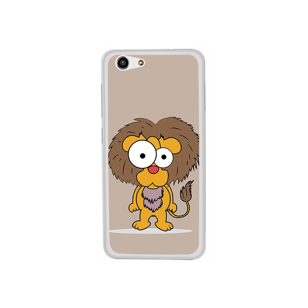 Funda Gel Tpu para Zte Blade A522 Diseño Leon Dibujos
