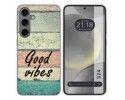 Funda Silicona para Samsung Galaxy S24 5G diseño Madera 01 Dibujos
