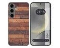 Funda Silicona para Samsung Galaxy S24 5G diseño Madera 03 Dibujos
