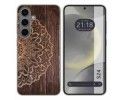 Funda Silicona para Samsung Galaxy S24 5G diseño Madera 06 Dibujos