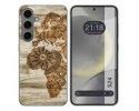 Funda Silicona para Samsung Galaxy S24 5G diseño Madera 07 Dibujos