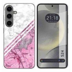 Funda Silicona para Samsung Galaxy S24 5G diseño Mármol 03 Dibujos