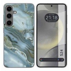 Funda Silicona para Samsung Galaxy S24 5G diseño Mármol 09 Dibujos