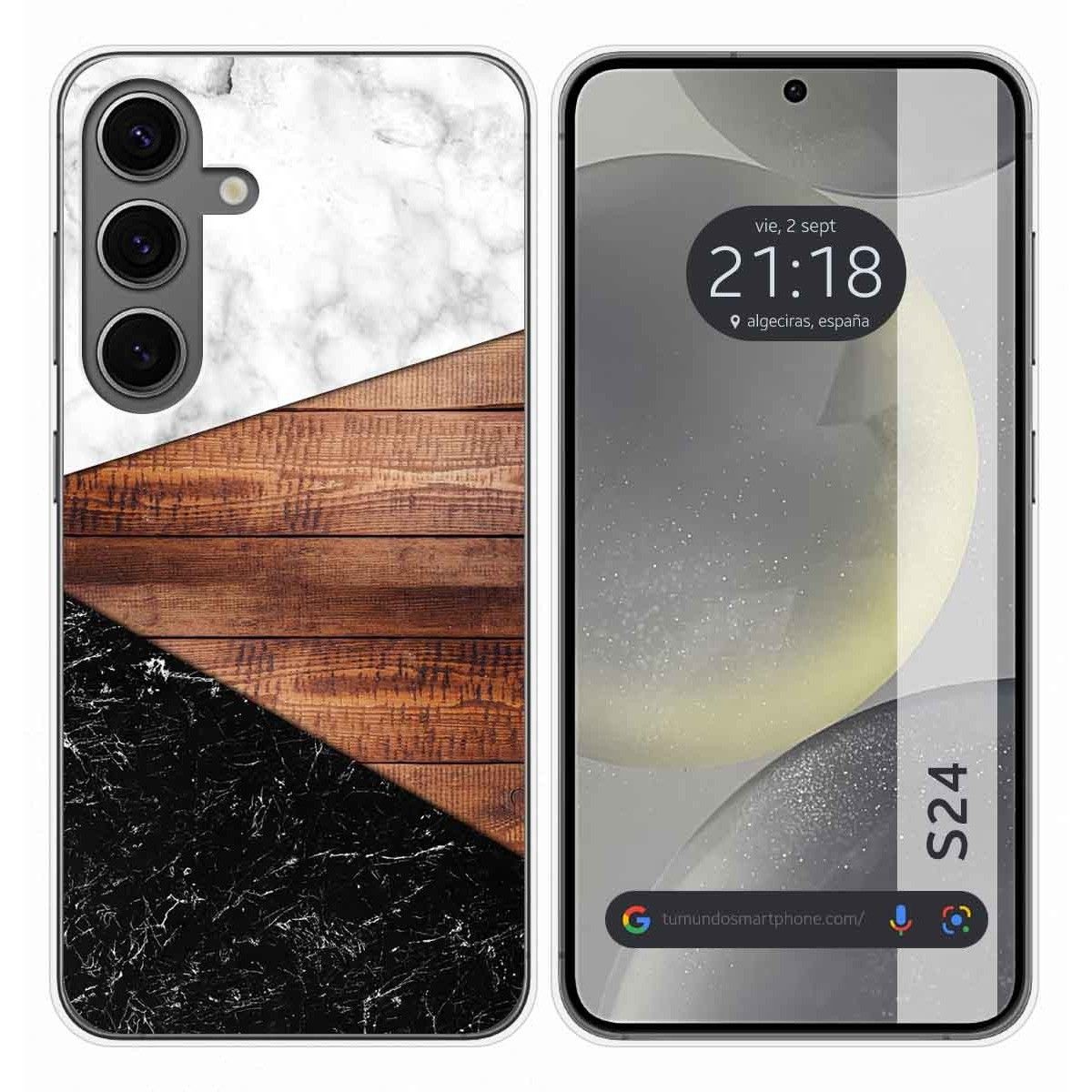 Funda Silicona para Samsung Galaxy S24 5G diseño Mármol 11 Dibujos