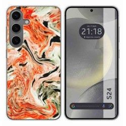 Funda Silicona para Samsung Galaxy S24 5G diseño Mármol 12 Dibujos