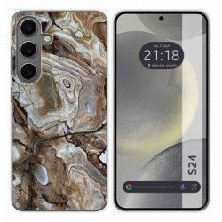 Funda Silicona para Samsung Galaxy S24 5G diseño Mármol 14 Dibujos