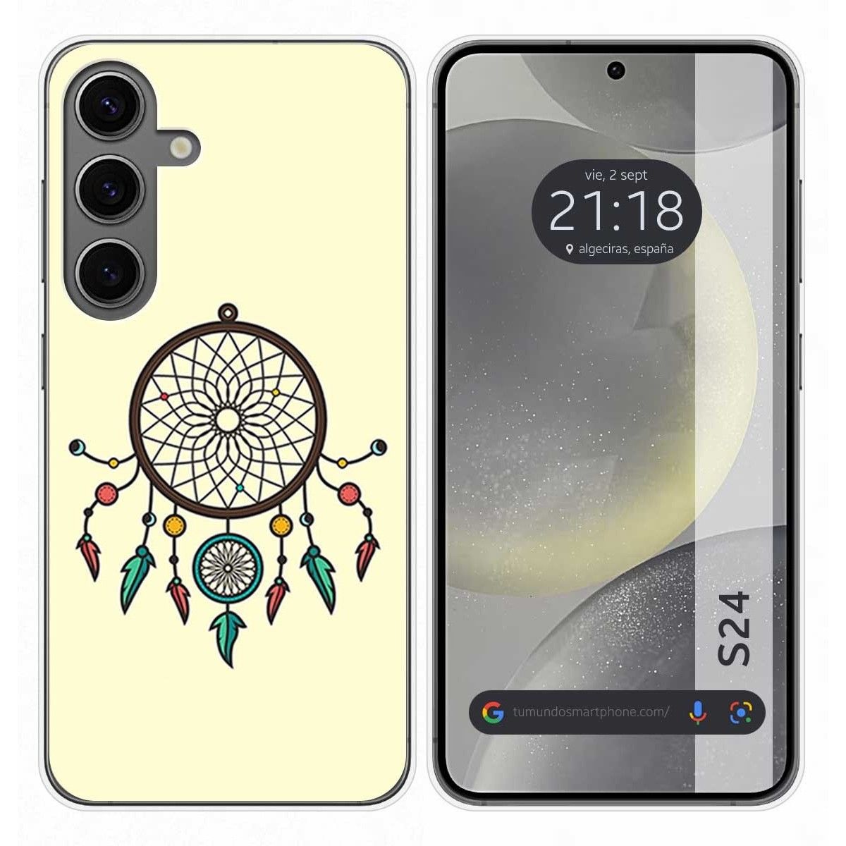 Funda Silicona para Samsung Galaxy S24 5G diseño Atrapasueños Dibujos