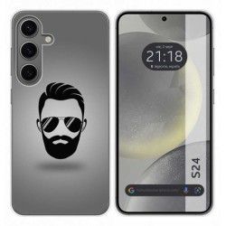 Funda Silicona para Samsung Galaxy S24 5G diseño Barba Dibujos