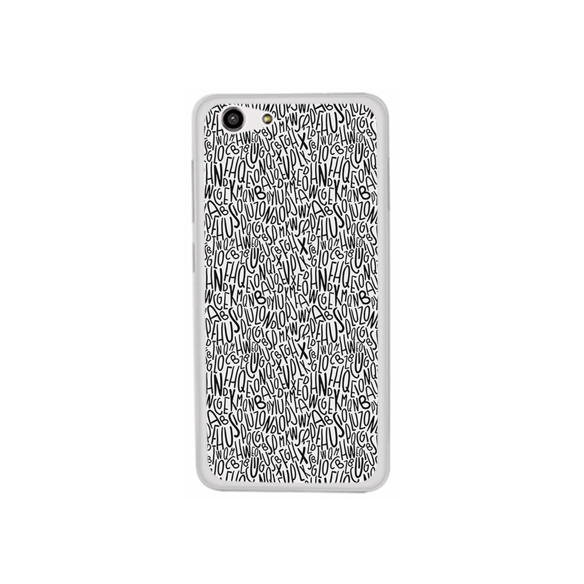 Funda Gel Tpu para Zte Blade A522 Diseño Letras Dibujos