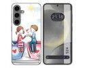 Funda Silicona para Samsung Galaxy S24 5G diseño Café Dibujos