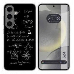 Funda Silicona para Samsung Galaxy S24 5G diseño Formulas Dibujos