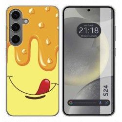 Funda Silicona para Samsung Galaxy S24 5G diseño Helado Vainilla Dibujos