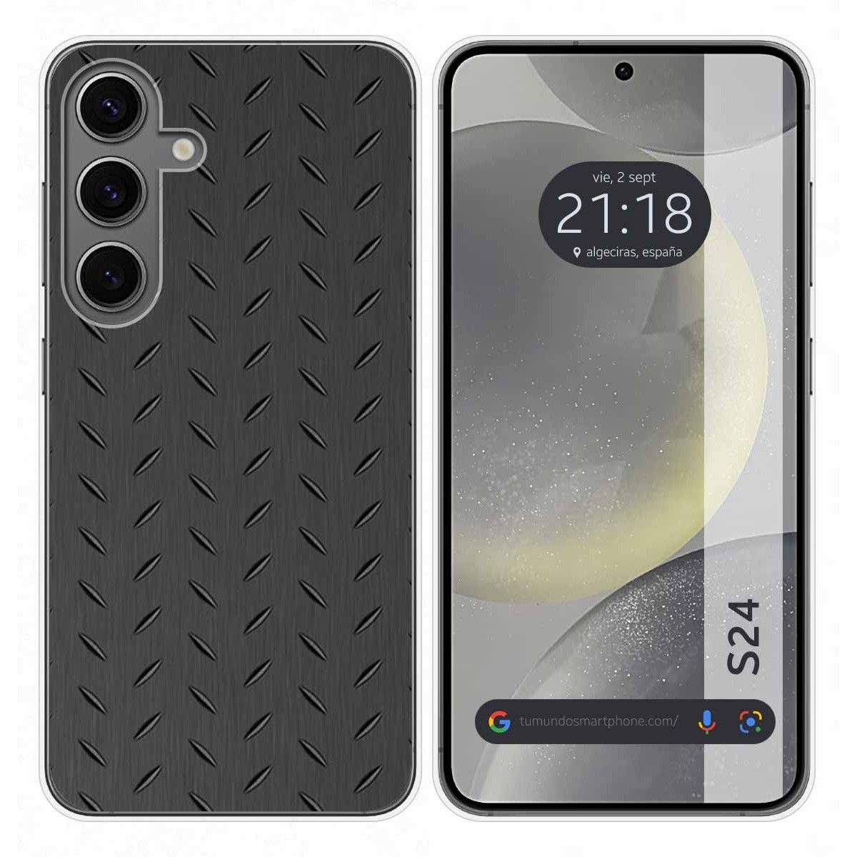 Funda Silicona para Samsung Galaxy S24 5G diseño Metal Dibujos