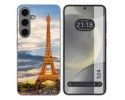 Funda Silicona para Samsung Galaxy S24 5G diseño Paris Dibujos
