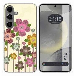 Funda Silicona para Samsung Galaxy S24 5G diseño Primavera En Flor Dibujos