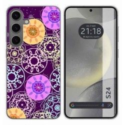 Funda Silicona para Samsung Galaxy S24 5G diseño Radial Dibujos