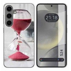 Funda Silicona para Samsung Galaxy S24 5G diseño Reloj Dibujos