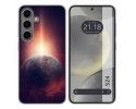 Funda Silicona para Samsung Galaxy S24 5G diseño Tierra Dibujos