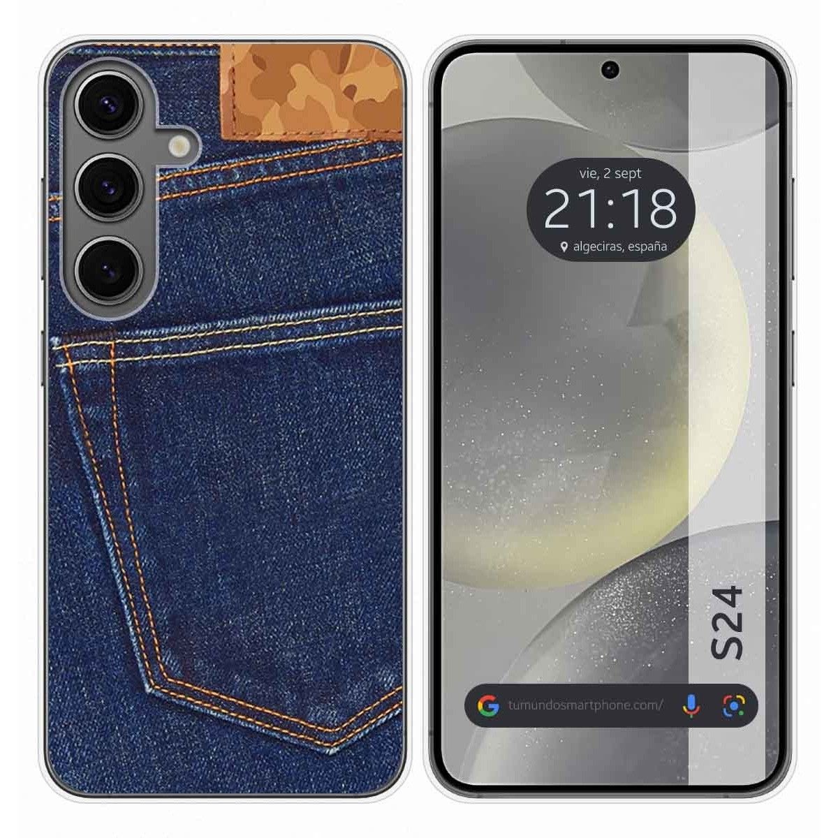 Funda Silicona para Samsung Galaxy S24 5G diseño Vaquero Dibujos