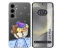 Funda Silicona Transparente para Samsung Galaxy S24+ Plus 5G diseño Cabra Dibujos