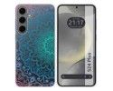Funda Silicona Transparente para Samsung Galaxy S24+ Plus 5G diseño Mandala Dibujos