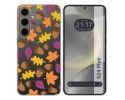 Funda Silicona Transparente para Samsung Galaxy S24+ Plus 5G diseño Otoño Dibujos