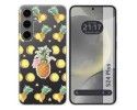 Funda Silicona Transparente para Samsung Galaxy S24+ Plus 5G diseño Piña Dibujos