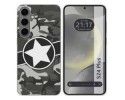 Funda Silicona para Samsung Galaxy S24+ Plus 5G diseño Camuflaje 02 Dibujos