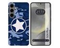 Funda Silicona para Samsung Galaxy S24+ Plus 5G diseño Camuflaje 03 Dibujos