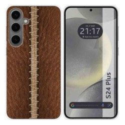 Funda Silicona para Samsung Galaxy S24+ Plus 5G diseño Cuero 01 Dibujos