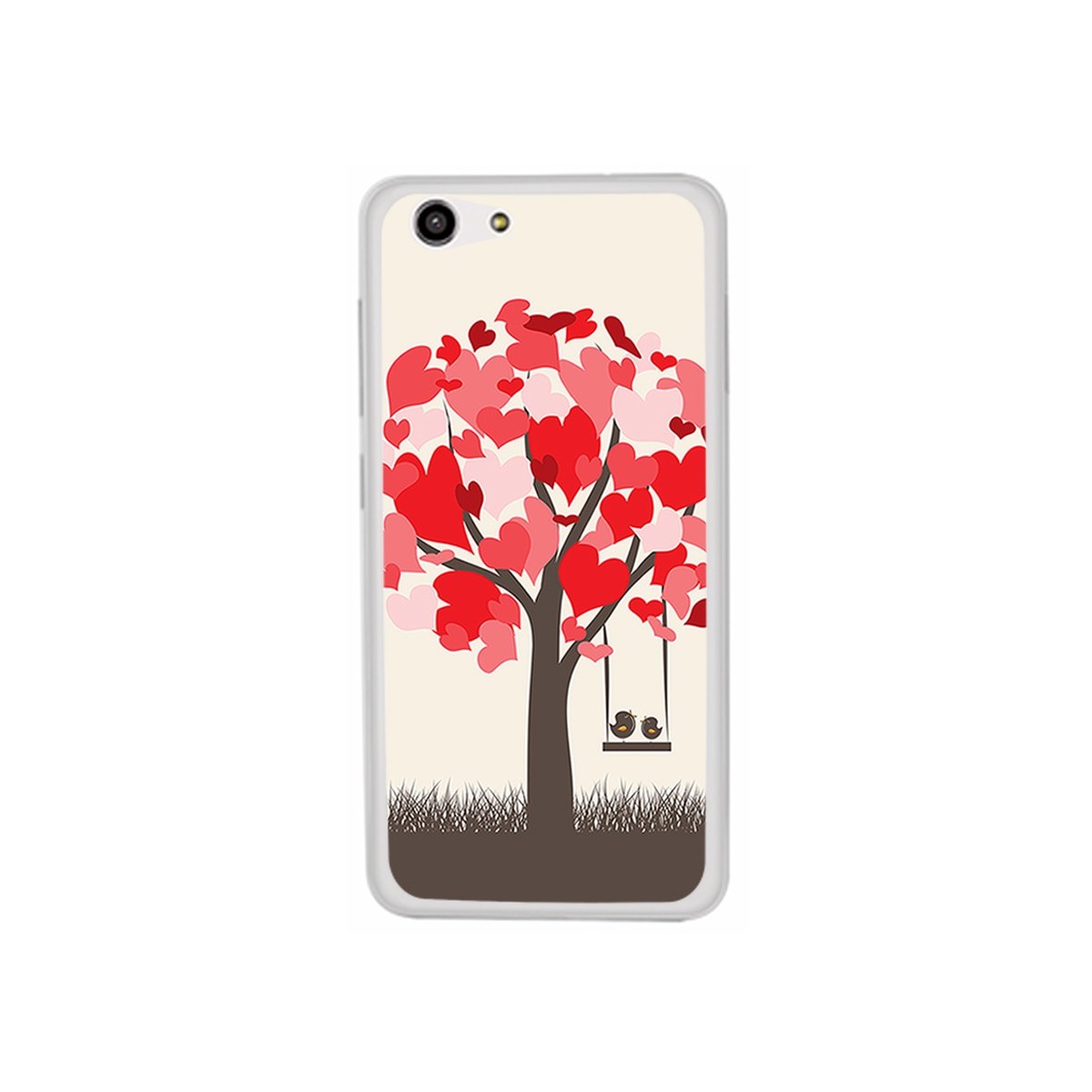 Funda Gel Tpu para Zte Blade A522 Diseño Pajaritos Dibujos