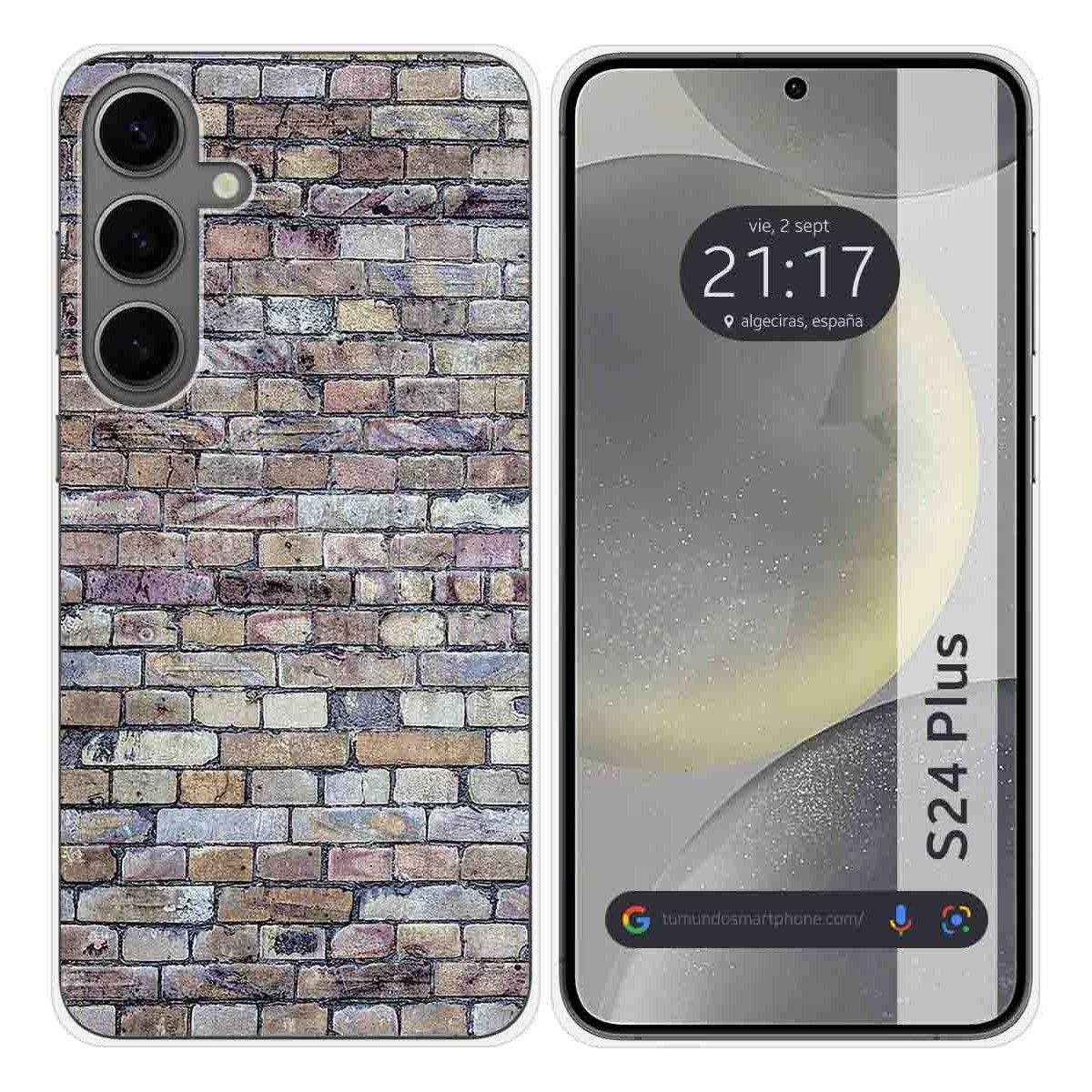 Funda Silicona para Samsung Galaxy S24+ Plus 5G diseño Ladrillo 02 Dibujos