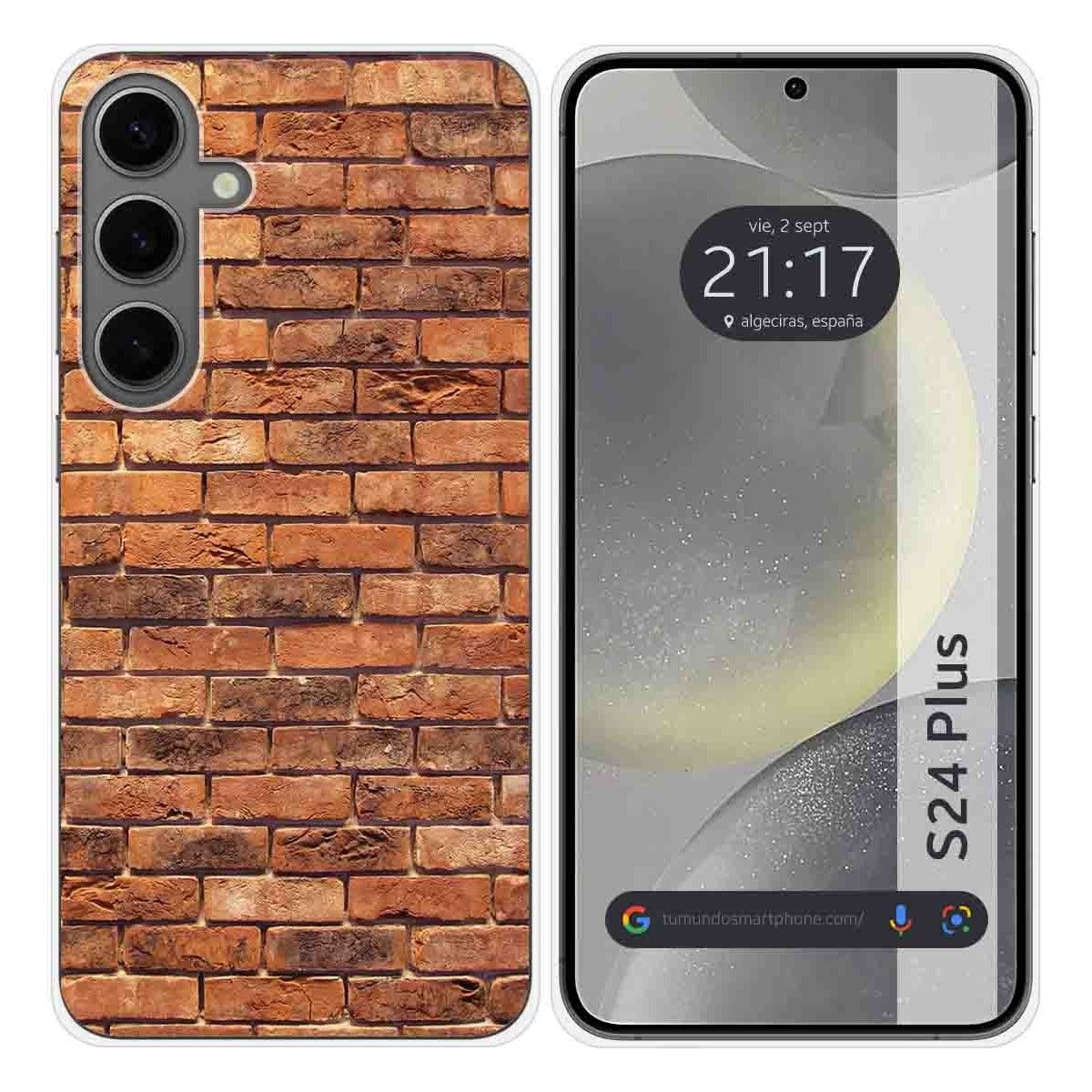 Funda Silicona para Samsung Galaxy S24+ Plus 5G diseño Ladrillo 04 Dibujos