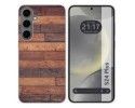 Funda Silicona para Samsung Galaxy S24+ Plus 5G diseño Madera 03 Dibujos