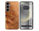 Funda Silicona para Samsung Galaxy S24+ Plus 5G diseño Madera 04 Dibujos