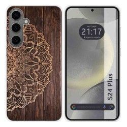 Funda Silicona para Samsung Galaxy S24+ Plus 5G diseño Madera 06 Dibujos