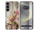 Funda Silicona para Samsung Galaxy S24+ Plus 5G diseño Madera 08 Dibujos