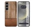 Funda Silicona para Samsung Galaxy S24+ Plus 5G diseño Madera 09 Dibujos