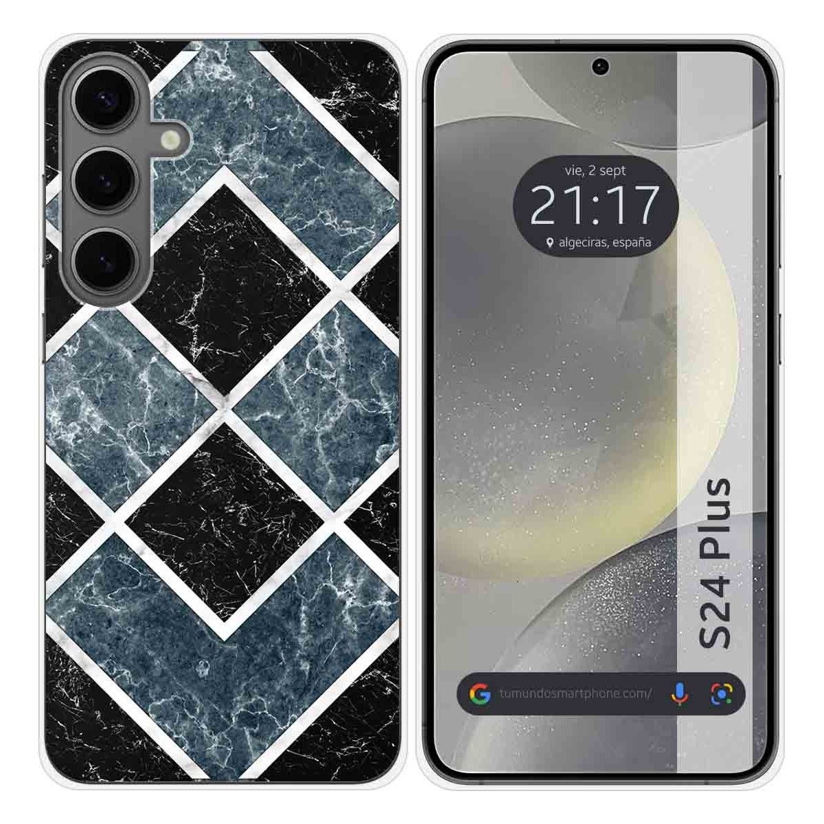 Funda Silicona para Samsung Galaxy S24+ Plus 5G diseño Mármol 06 Dibujos